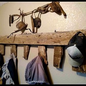 Rustic Barnwood Coat rack